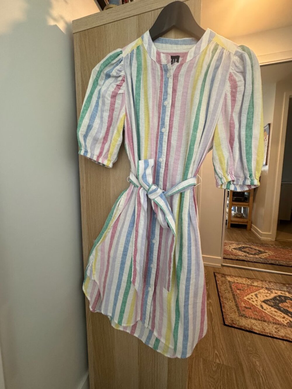 The Gap Size XS pastel striped dress